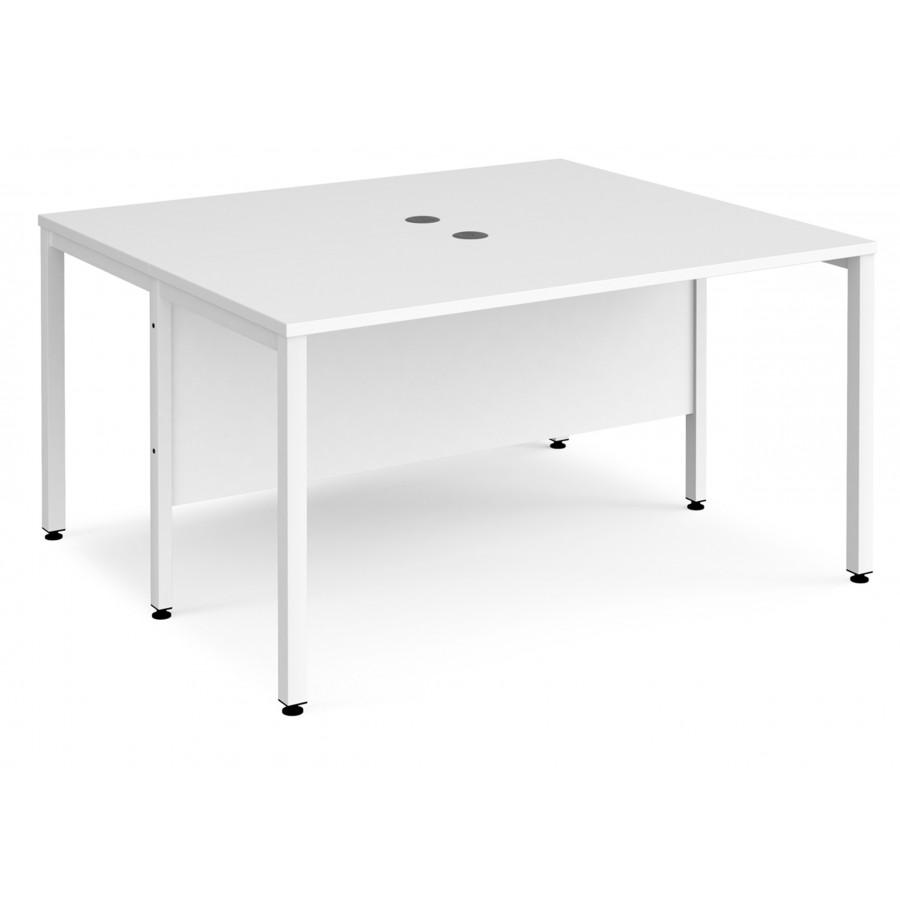 Maestro Bench Leg Back to Back 1200mm Deep Desk